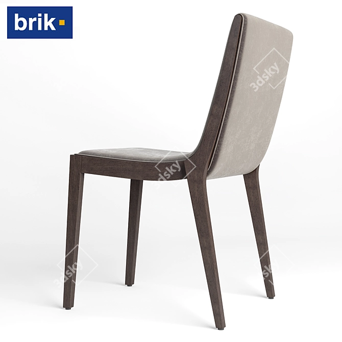 Brik Monte Designer Chair: Stylish and Durable 3D model image 2