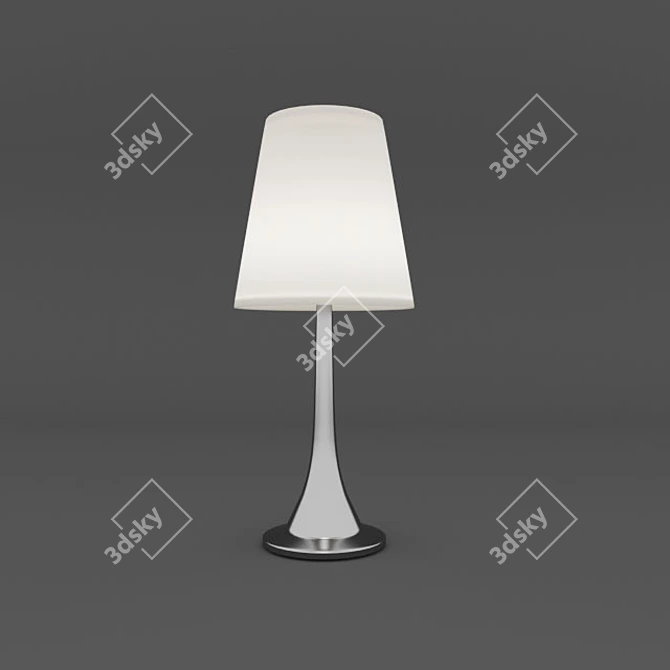 Elegant 42cm Table Lamp 3D model image 1