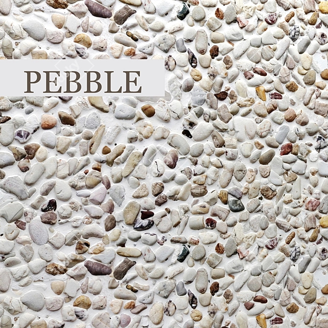 Smooth Pebbles for Decor 3D model image 1