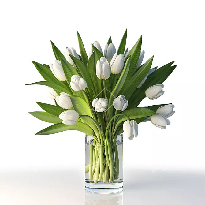 Low Poly Tulips | 3D Models 3D model image 1