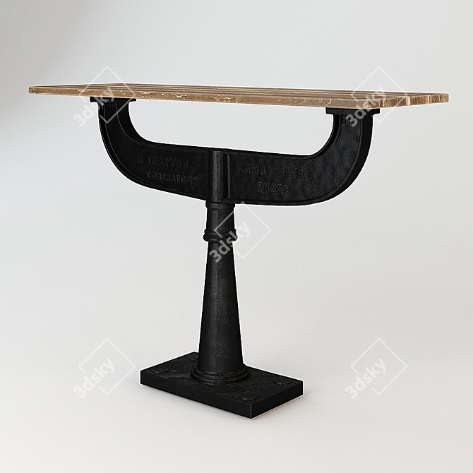 LOFT DESIGNE Console Table 406 3D model image 2