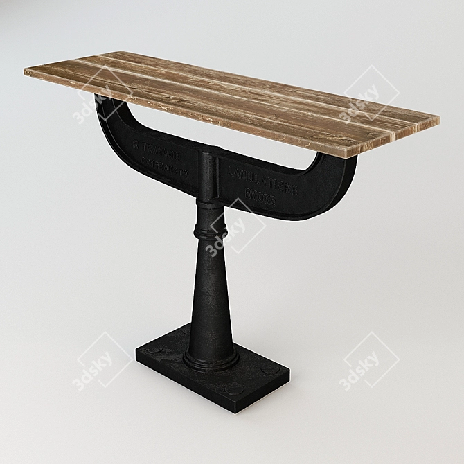 LOFT DESIGNE Console Table 406 3D model image 3