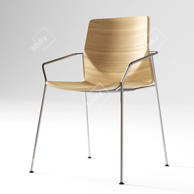 Modern Lapalma KAI Chair Set - Versatile & Stylish 3D model image 2