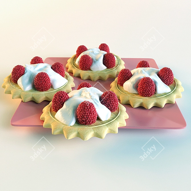 Delicious Dessert Files for 3D Max & FBX 3D model image 1