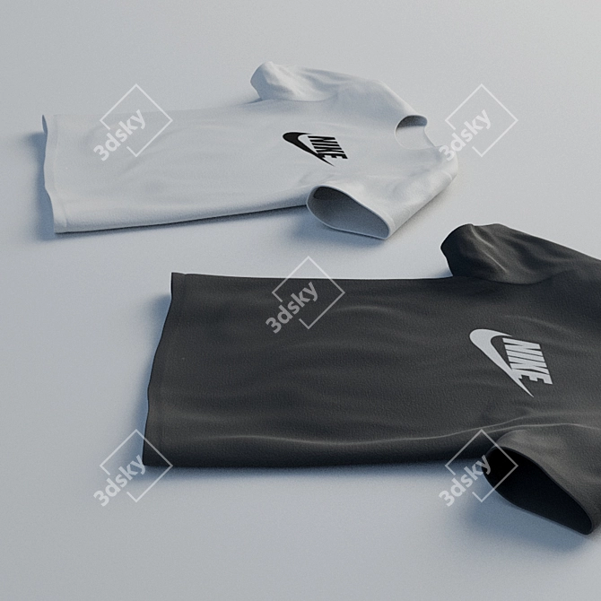 Nike Big Print Tee 3D model image 2