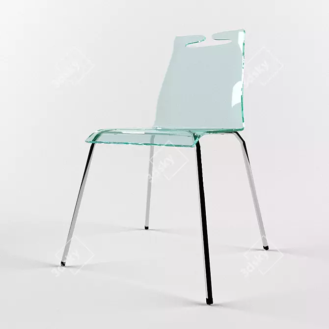 Arte 14: Italian Monumental Chair 3D model image 1