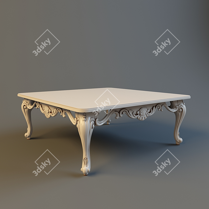 Modern Coffee Table 3D model image 1