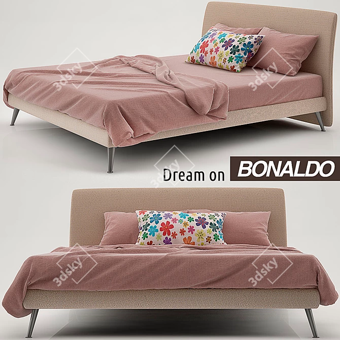 Bonaldo Dream on Bed - Ultimate Comfort and Elegance 3D model image 1