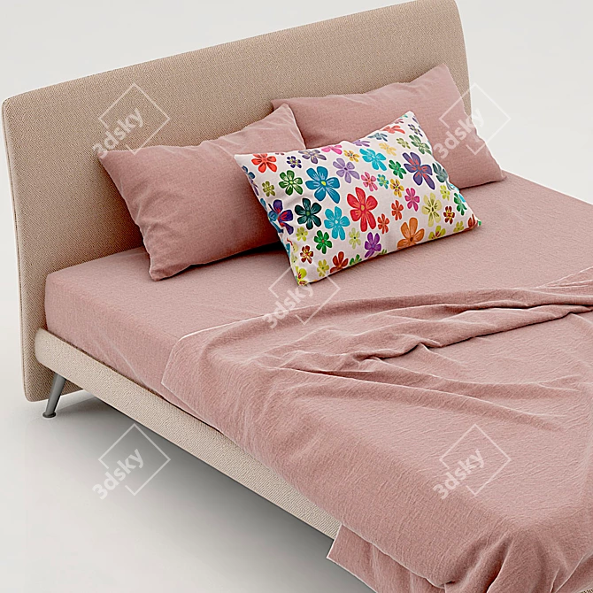 Bonaldo Dream on Bed - Ultimate Comfort and Elegance 3D model image 2