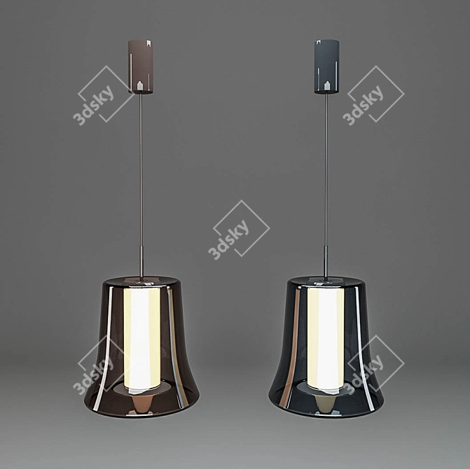 Elegant Italian Leucos Cloche S Pendant 3D model image 1