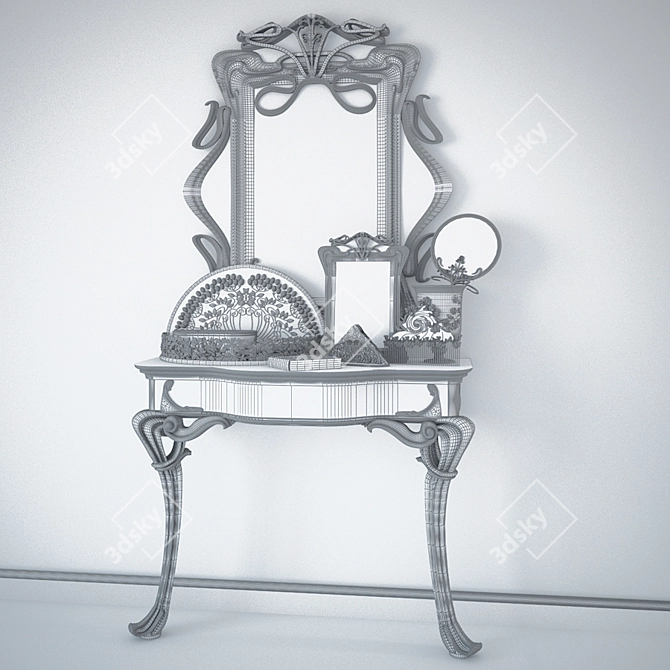 Elegant Arnuvo Décor Set 3D model image 2