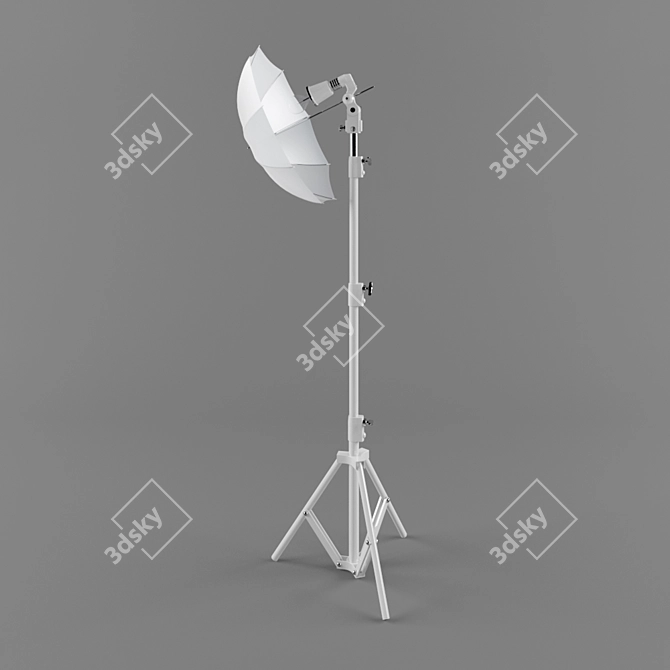 Soft Light Photography Umbrella 3D model image 1
