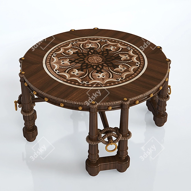Custom-Made Round Table 3D model image 2