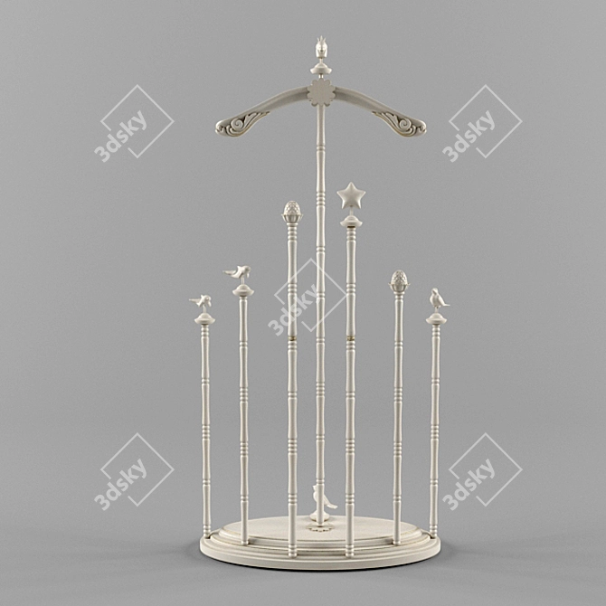 Elegant Children's Coat Rack - SAVIO FIRMINO 3099 3D model image 1