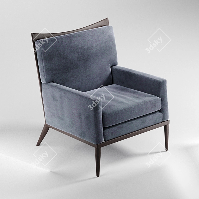 Vintage Paul McCobb Lounge Chair 3D model image 1