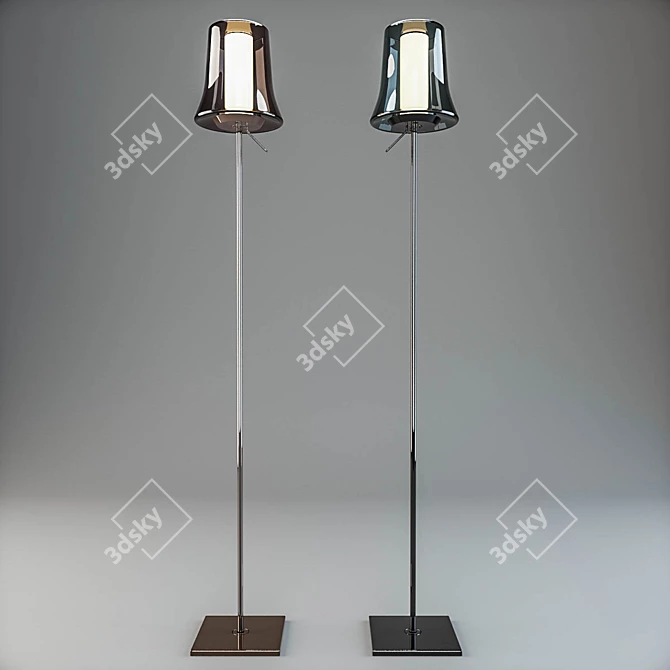 Leucos Cloche TR: Stylish Floor Lamp 3D model image 1