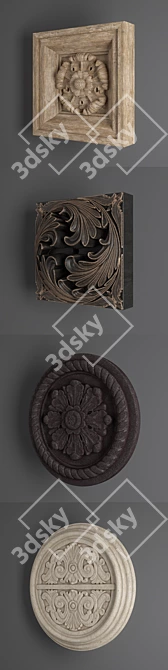  Restoration Hardware Decor Set 3D model image 2