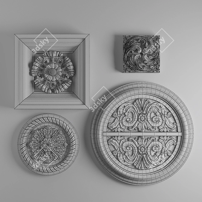  Restoration Hardware Decor Set 3D model image 3