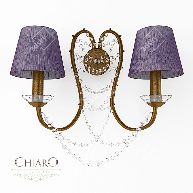 Chiaro Valenisa 4 Wall Sconce 3D model image 1