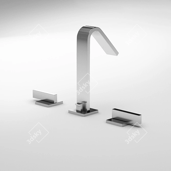 Kohler Loure Lever Handle Faucet 3D model image 2