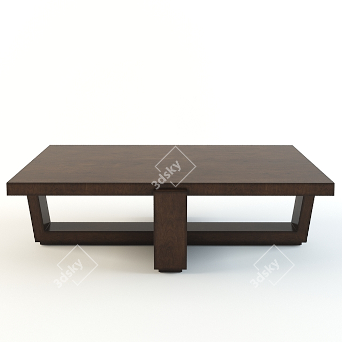 Elegant Esplanade Coffee Table 3D model image 2