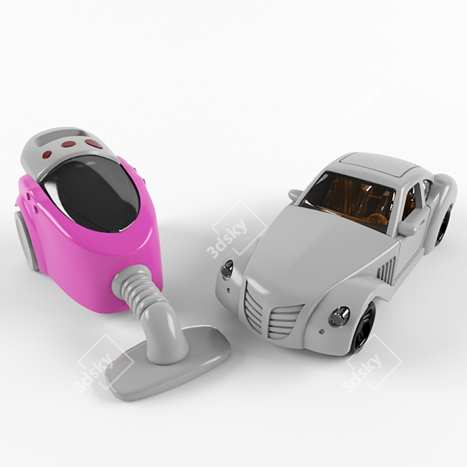 2-in-1 Vac & Toy: Clean and Play 3D model image 1