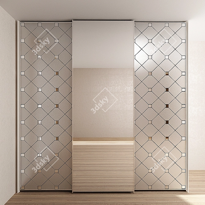 Italian Wardrobe: Sleek and Spacious 3D model image 1