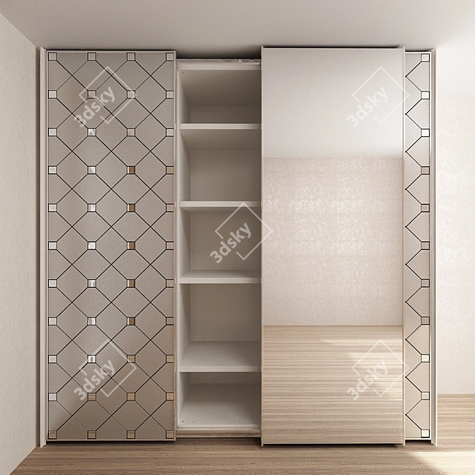 Italian Wardrobe: Sleek and Spacious 3D model image 3