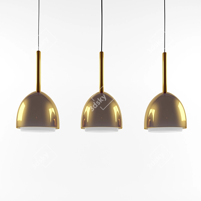 Ligne Roset BRASS BELL - Elegant Lighting Collection 3D model image 2