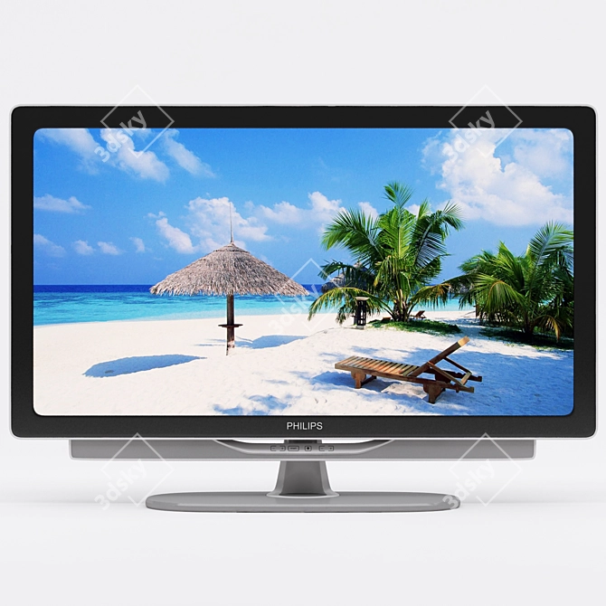 Philips 32PFL9705H - High-Resolution Display with Smooth Model 3D model image 1