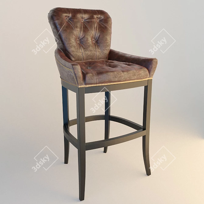 Drake Swivel Bar Chair 3D model image 1