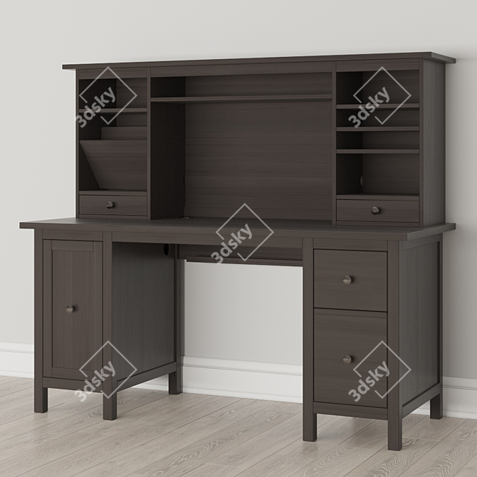 IKEA HEEMNES Writing Desk with Vray + Corona 3D model image 1