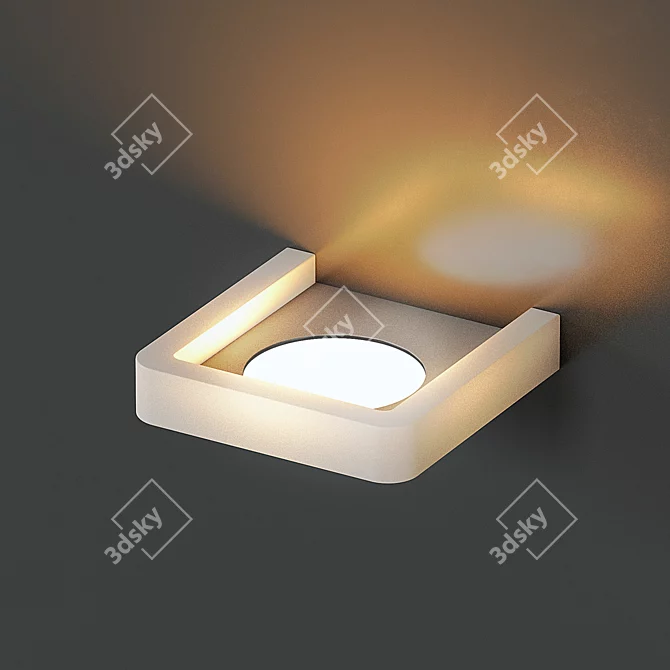 Exenia Soft Wall Lamp - Italian Craftsmanship 3D model image 2