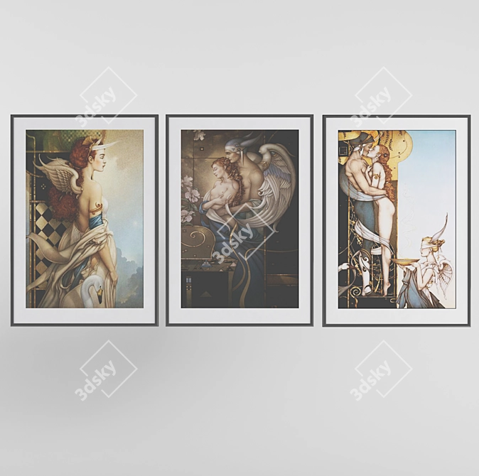 Title: Michael Parkes Art Collection 3D model image 2