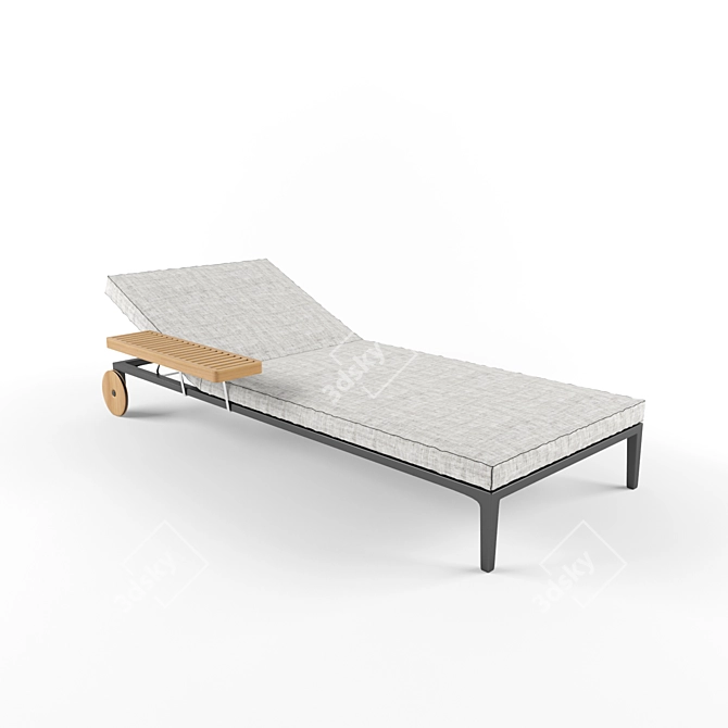 Title: GLOSTER Grid Lounger 3D model image 2