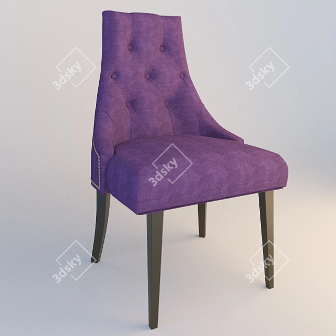 Elegant and Comfortable Tomas Chair 3D model image 1