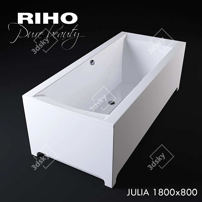 Riho Julia 1800*800 Freestanding Bathtub 3D model image 1