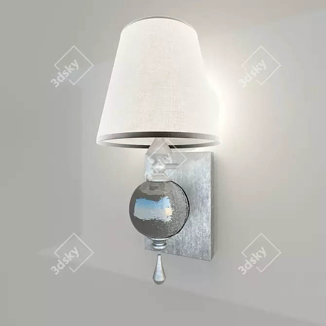 Feiss Argento Vintage Sconces 3D model image 1