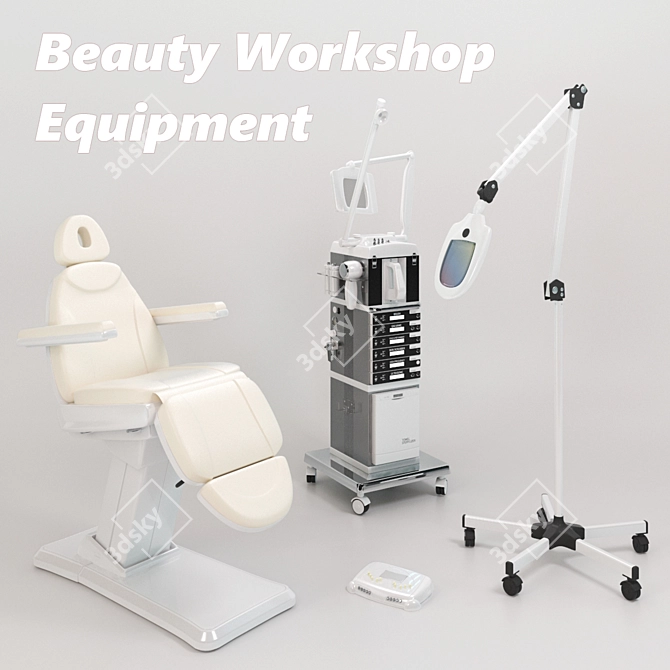 Beauty Studio Equipment: Max 2013 + OBJ 3D model image 1