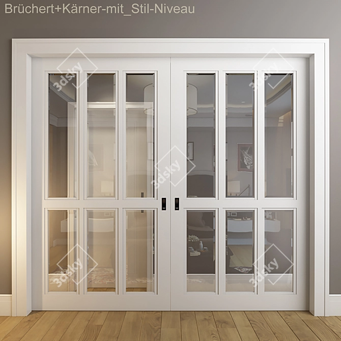 Elegant Doors by Brüchert + Kärner 3D model image 1