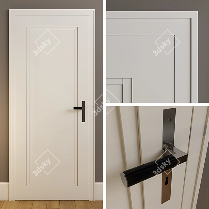 Elegant Doors by Brüchert + Kärner 3D model image 3