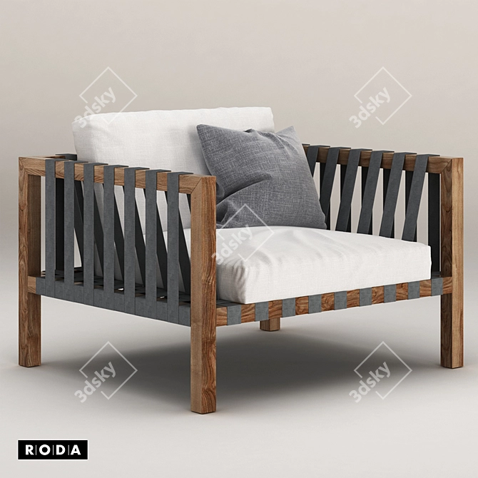  MISTRAL Sofa: Elegant Outdoor Luxury 3D model image 2