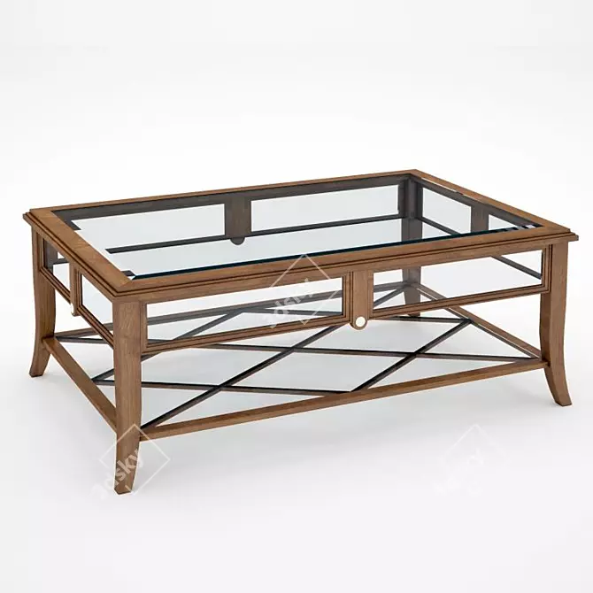 Classic AM Coffee Table 3D model image 1