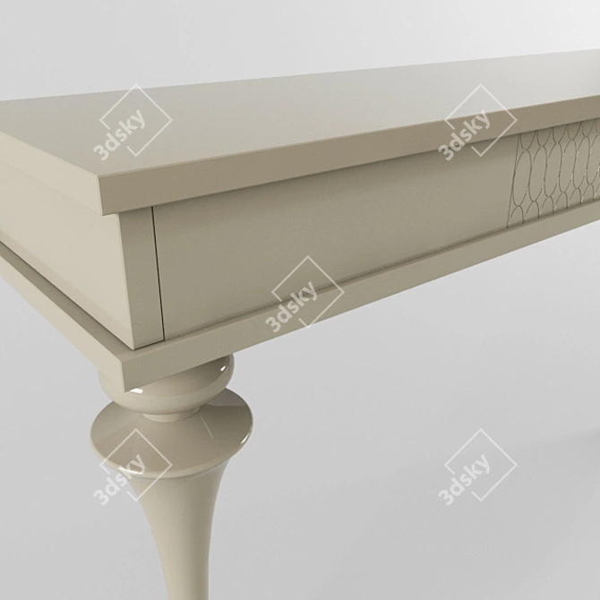 Modern Mirror-Style Console 3D model image 2