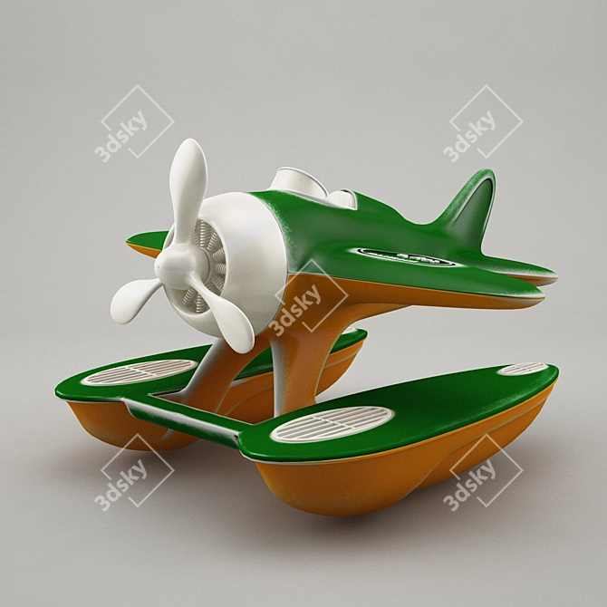 3D Water Plane Toy for Endless Fun 3D model image 2