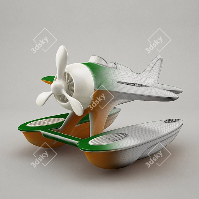 3D Water Plane Toy for Endless Fun 3D model image 3