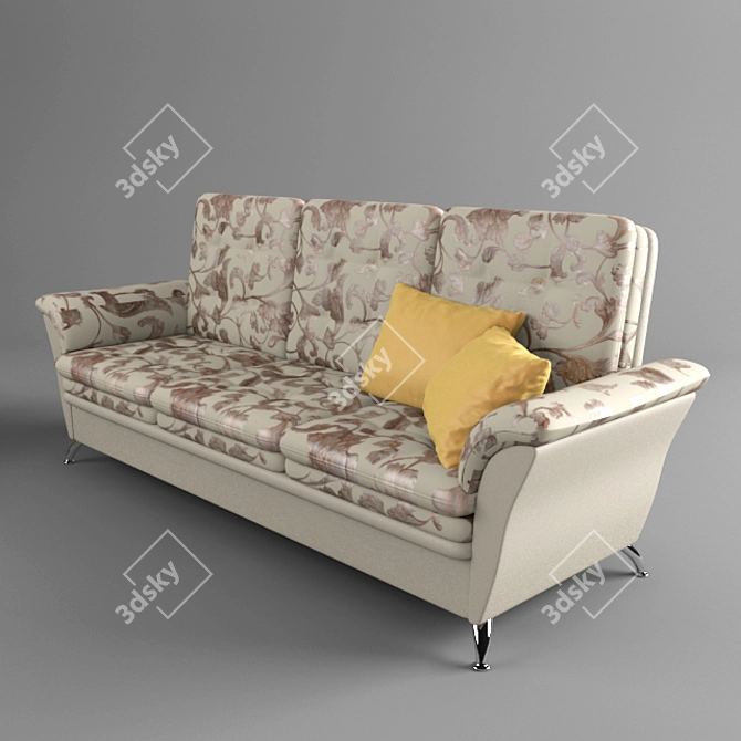 Cozy Love Sofa 3D model image 1