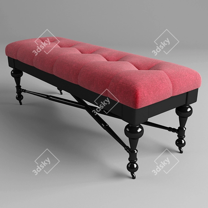 Versatile Upholstered Seating 3D model image 1