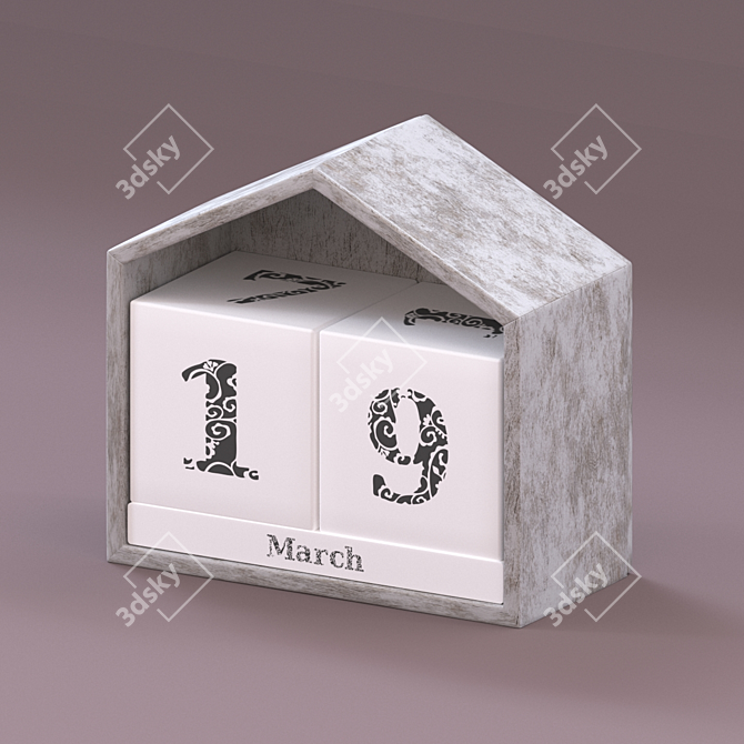 Timeless Calendar 3D model image 1