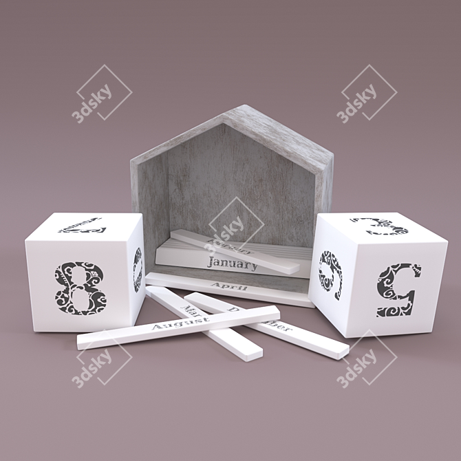 Timeless Calendar 3D model image 2